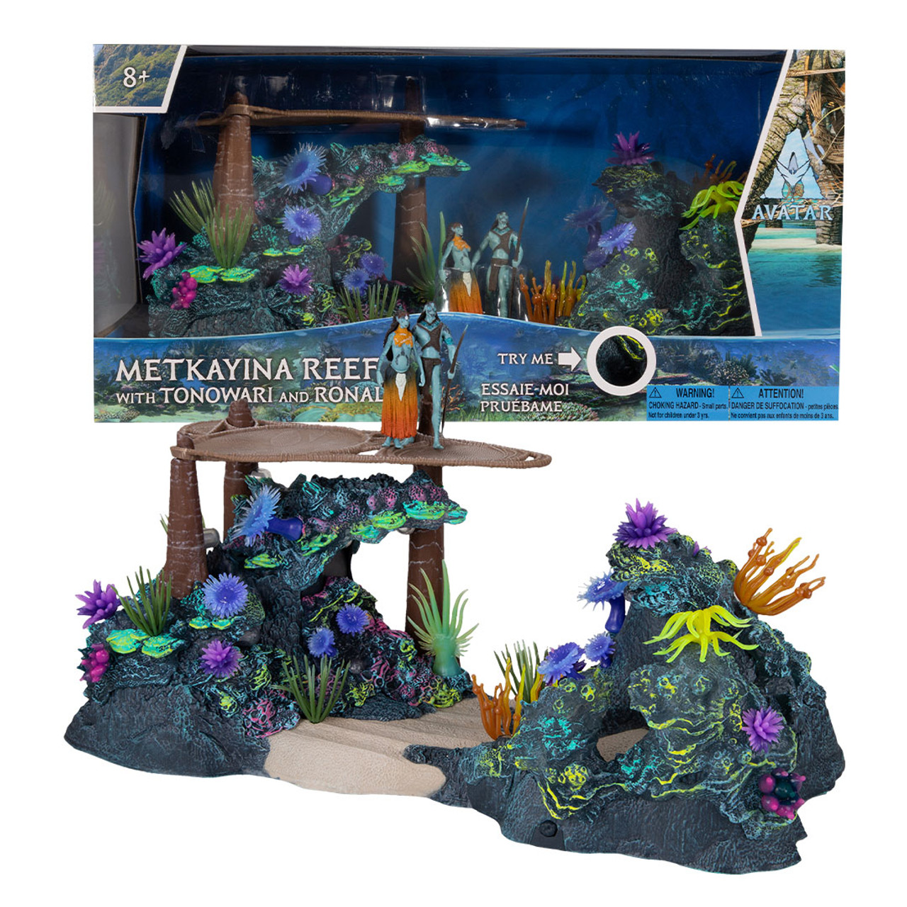 Avatar The Way Of Water - Sběratelské Diorama Metkayina Reef With Tonowari And Ronal 9356