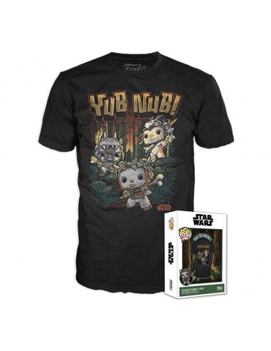 Funko Boxed Tees: Disney Star Wars Return of the Jedi - Village of Ewoks (L)