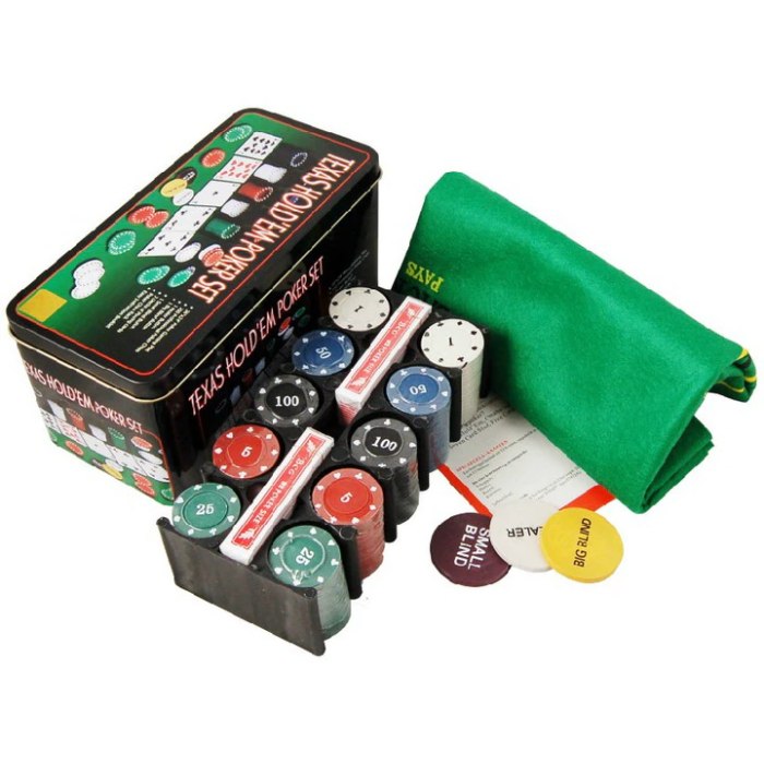 Coffret De Jeu Poker Set - Good Quality - Boîte Carton - Neuf