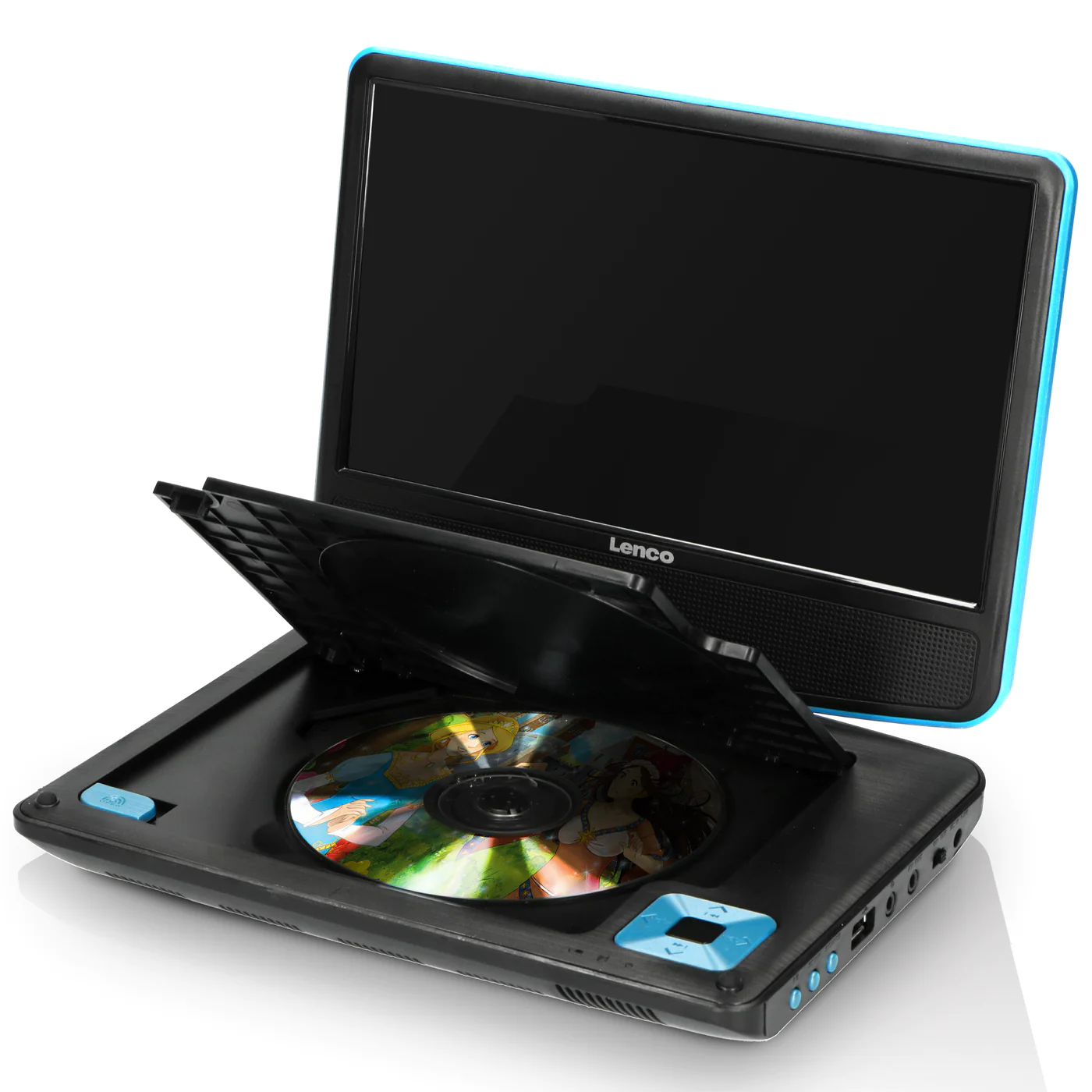 LENCO DVP-910BU – Portable 9″ DVD player with USB headphones and mount –  Gamebreaker