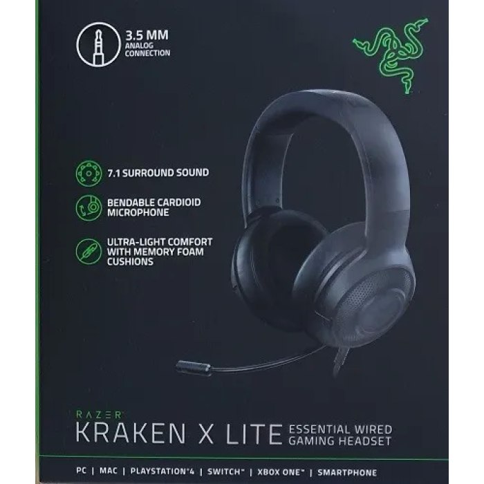 Razer Kraken X Lite Essential Wired Gaming Headset – Gamebreaker