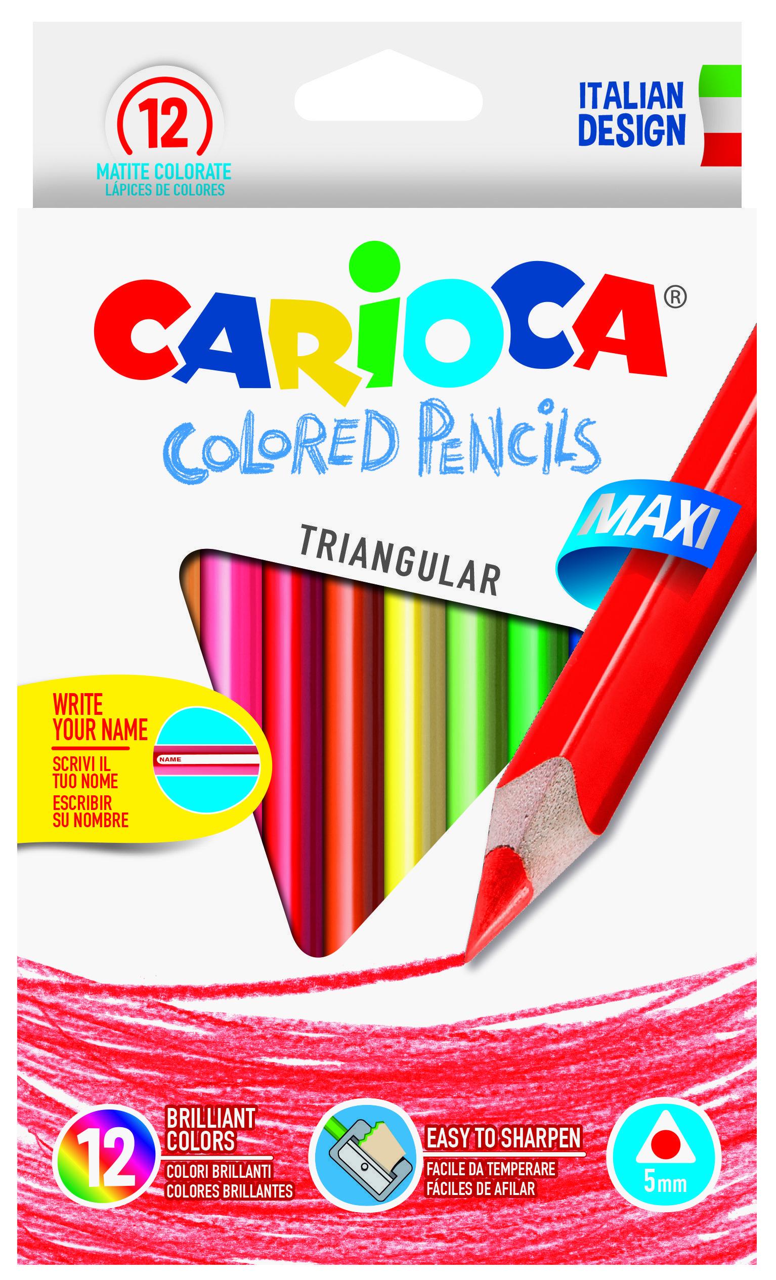 Carioca Colored Pencils Triangular Maxi – Gamebreaker