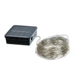 Solar Christmas tree lights - 100 LED multicolor wires - Image 3
