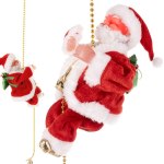 Santa on a rope - Christmas decoration Ruhhy 22502