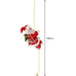 Santa on a rope - Christmas decoration Ruhhy 22502 - Image 2
