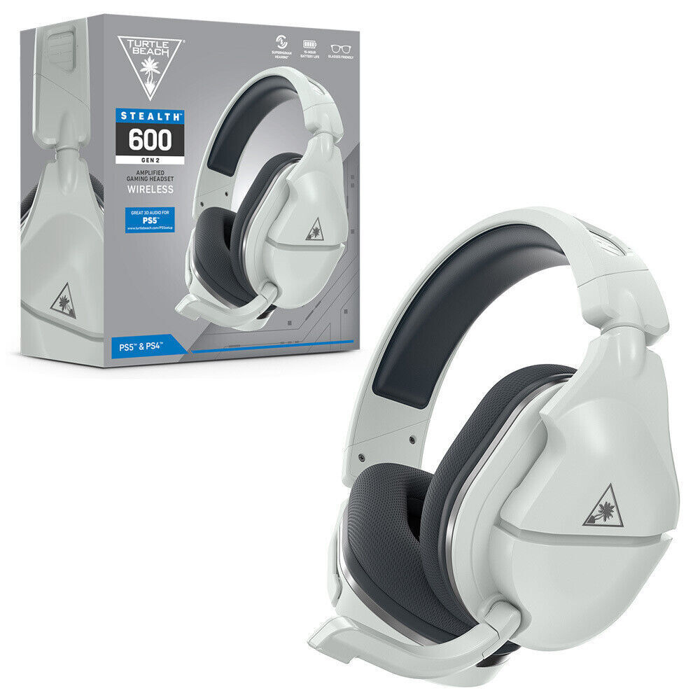 Turtle Beach Stealth 600 2nd Gen Wireless Gaming Headset for PlayStation 5  – White – Gamebreaker