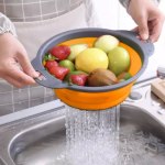 Silicone foldable bowl-colander Ruhhy 23253 - Image 2