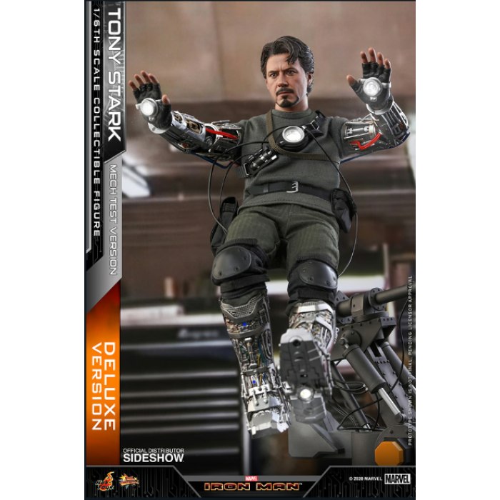 In stock! Hot Toys MMS582 Iron Man Tony Stark (Mech Test Deluxe Version