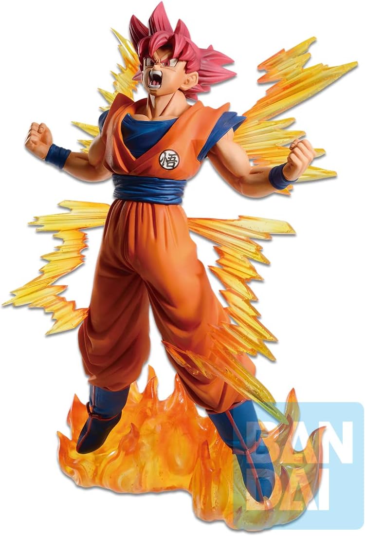 Figurine Dragon Ball Banpresto – Super Saiyan God Son Goku, édition Collection