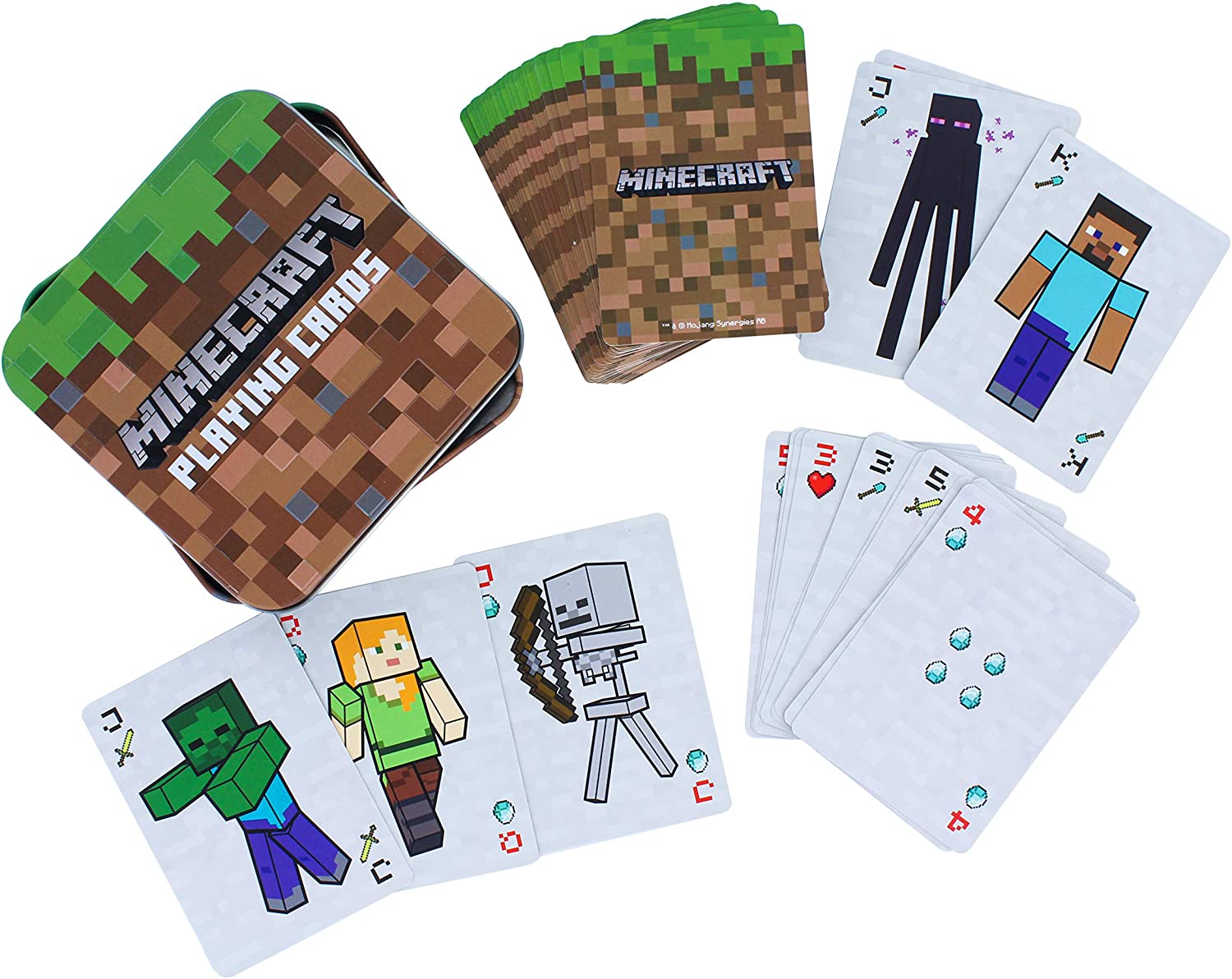 Minecraft Playing Cards with tin - Gamebreaker