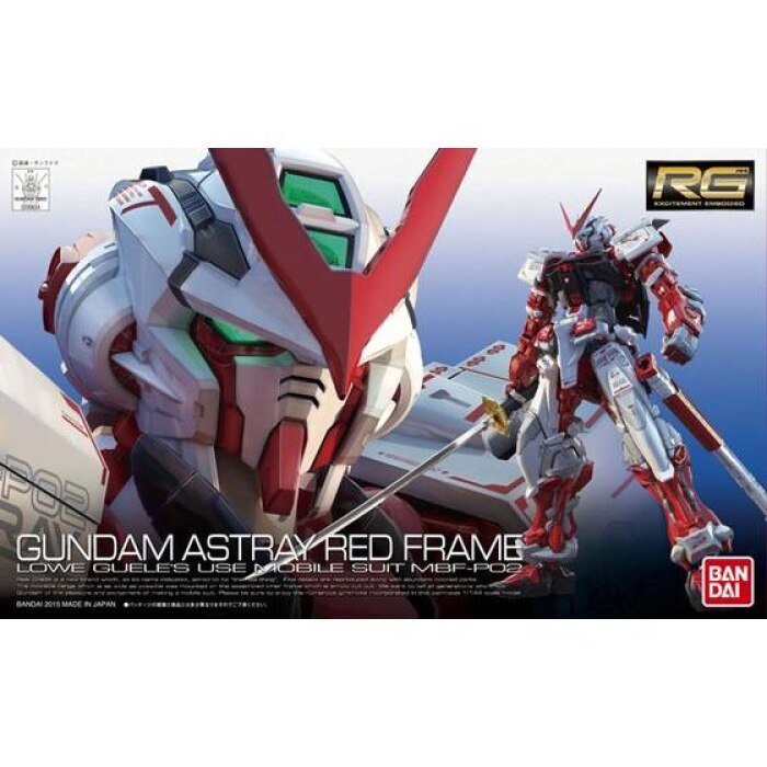 RG Mobile Suit GundamSEED ASTRAY MBF-P02 Gundam Astray Red Frame ...