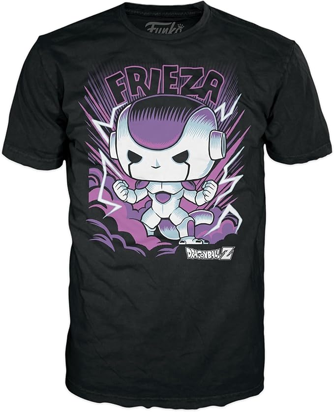 Funko Pop! Tee: Dragon Ball Z - Pri Goku - Medium - T-Shirt, Maglietta - Vestiti - Idea Maniche Corte per gli Adulti Uomini e Donne - Merchandising Ufficiale - Anime Fans
