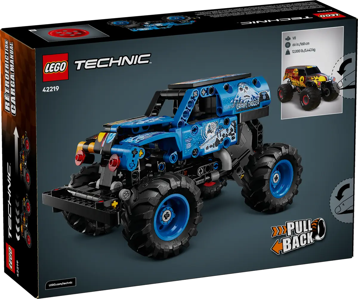 LEGO Technic™ 42219 Monster Jam™ Grave Digger™ Fire and Ice