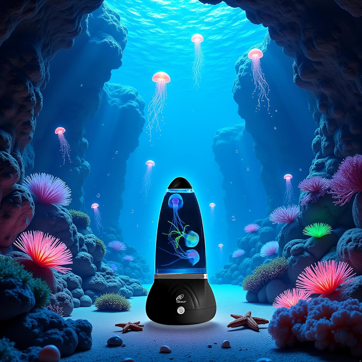 Mini Jellyfish Sensory Aquarium Lamp with 7 Color - Gamebreaker