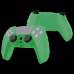 P5 controller silcone case with 2 thumb Green