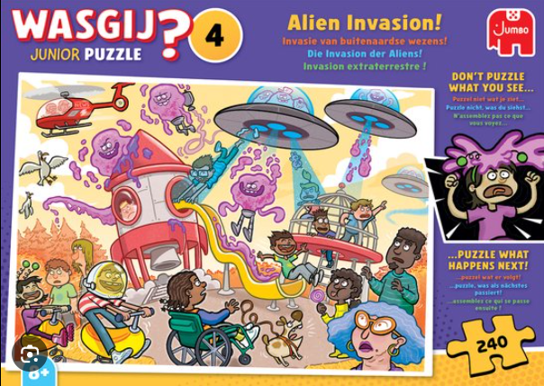 Screenshot 2026-06-11 185928 Wasgij - Junior 3 Enchanted Encounters! - 240 Piece Jigsaw Puzzle - Image 1