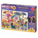 Wasgij Junior 4 Jigsaw Puzzle - Alien Invasion! - 240 pieces