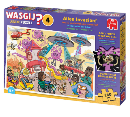 Screenshot 2026-06-11 190833 Wasgij Junior 4 Jigsaw Puzzle - Alien Invasion! - 240 pieces - Image 1